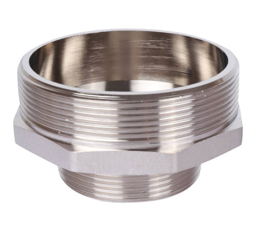 Ниппель переходной STOUT никелированный 3x2 НР-НР SFT-0004-000032