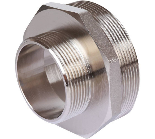 Ниппель переходной STOUT никелированный 3x2 НР-НР SFT-0004-000032