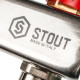 Коллектор из нержавеющей стали в сборе с расходомерами STOUT 2 выхода SMS-0907-000002
