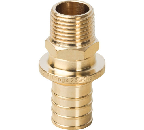 Переходник аксиальный STOUT 25x1/2 наружная резьба SFA-0001-002512