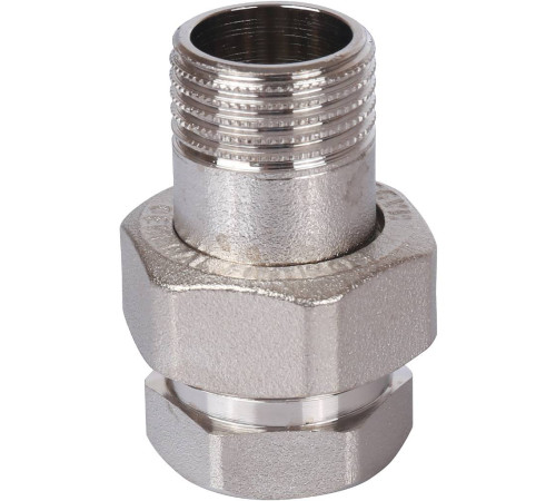 Разъемное соединение STOUT американка ВН никелированное 1/2 плоское уплотнение SFT-0045-000012