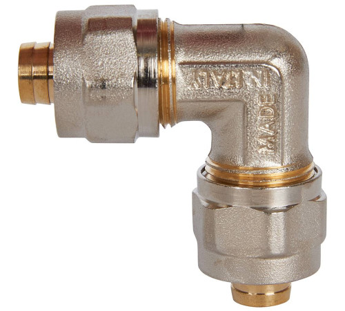 Угольник STOUT 90° 16х16 мм для металлопластиковых труб винтовой SFS-0003-001616