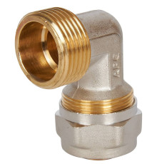 Угольник-переходник STOUT 1х26 мм с наружной резьбой винтовой SFS-0006-000126
