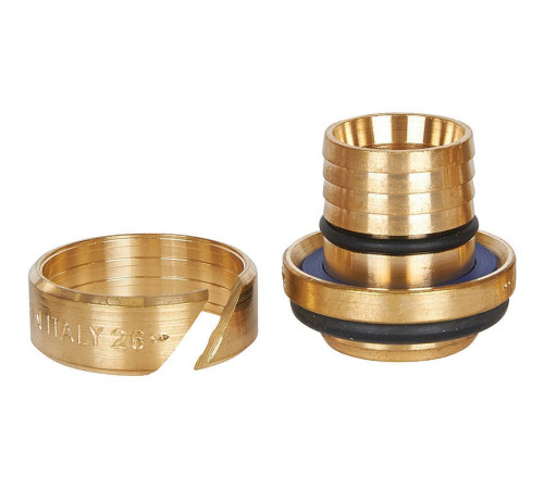 Угольник-переходник STOUT 1х26 мм с наружной резьбой винтовой SFS-0006-000126