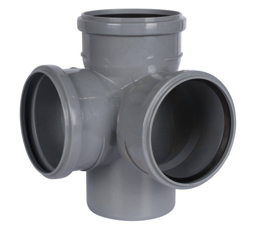 Крестовина двухплоскостная Политэк 110x110x110 мм 87.5° 1201102