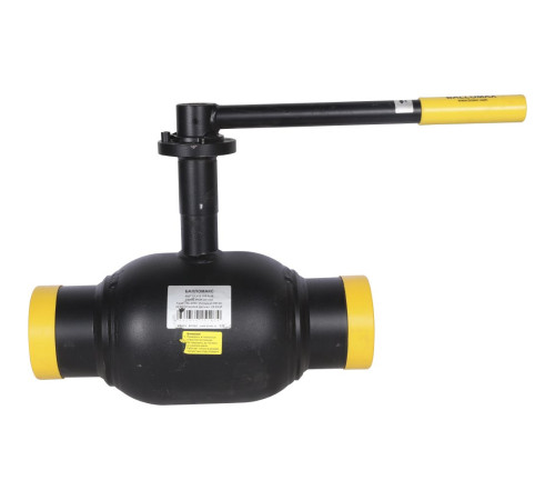 Кран шаровой стальной BROEN Ballomax DN 100 PN 25 сварка/сварка полный проход с рукояткой 585528