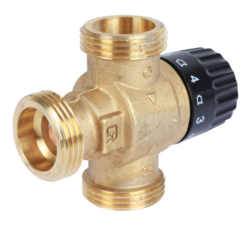 Термостатический смесительный клапан STOUT 1 НР 30-65 °C Kvs 1.8 SVM-0125-186525