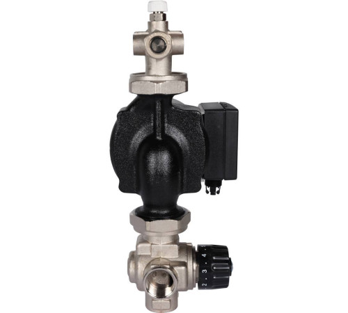 Насосно-смесительный узел STOUT SDG-0120 с байпасом и насосом Grundfos UPSO 25-65 130 мм SDG-0120-002002