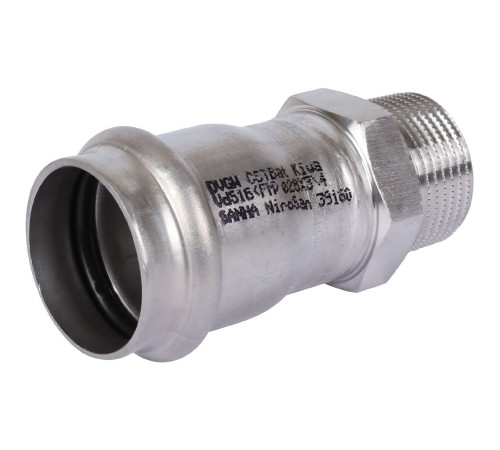 Ниппель переходной Sanha 9243G NiroSan пресс-НР 28x3/4 69243G2834