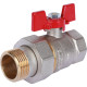 Кран шаровой ROMMER с американкой ВР/НР ручка бабочка 1 RBV-0005-0510225