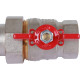 Кран шаровой ROMMER с американкой ВР/НР ручка бабочка 1 RBV-0005-0510225
