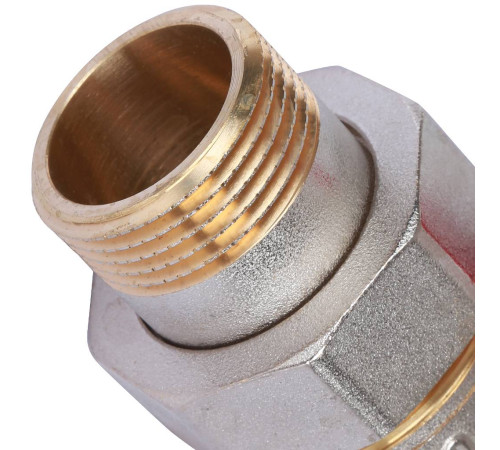 Кран шаровой ROMMER с американкой ВР/НР ручка бабочка 1 RBV-0005-0510225
