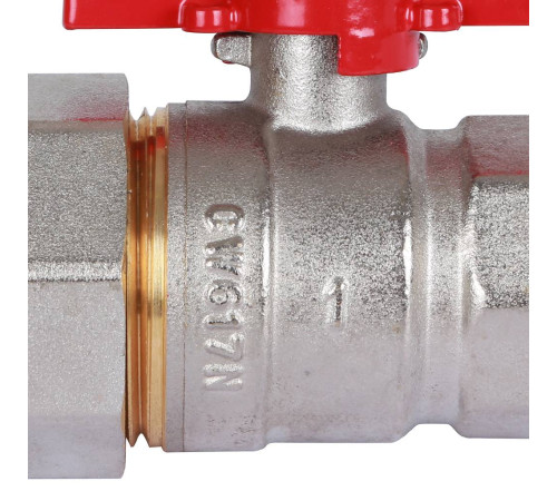 Кран шаровой ROMMER с американкой ВР/НР ручка бабочка 1 RBV-0005-0510225
