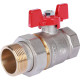 Кран шаровой ROMMER с американкой ВР/НР ручка бабочка 1 1/4 RBV-0005-0510232