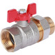 Кран шаровой ROMMER с американкой ВР/НР ручка бабочка 1 1/4 RBV-0005-0510232