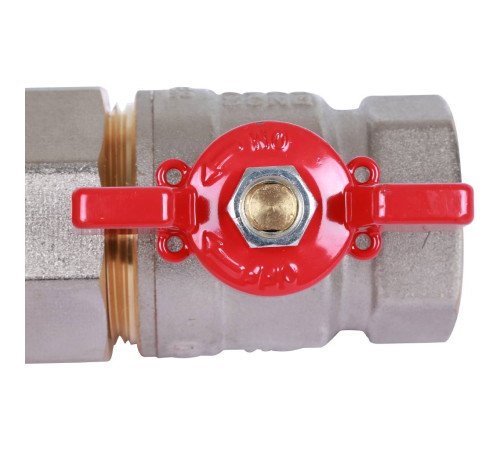 Кран шаровой ROMMER с американкой ВР/НР ручка бабочка 1 1/4 RBV-0005-0510232