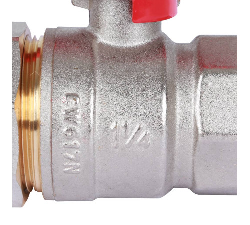 Кран шаровой ROMMER с американкой ВР/НР ручка бабочка 1 1/4 RBV-0005-0510232