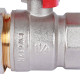 Кран шаровой ROMMER с американкой ВР/НР ручка бабочка 1 1/4 RBV-0005-0510232