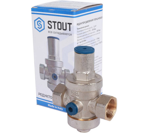 Редуктор давления STOUT PN25 3/4 ВР-ВР с выходом под манометр SVS-1008-000020