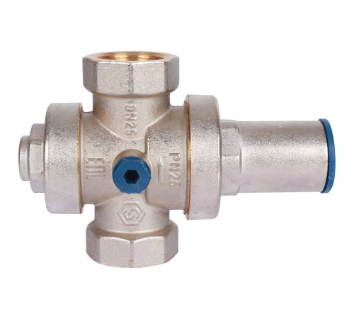 Редуктор давления STOUT PN25 1 ВР-ВР с выходом под манометр SVS-1008-000025