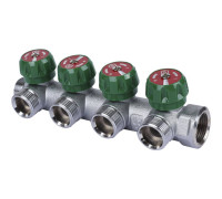 Коллектор регулирующий STOUT 3/4 4 отвода 3/4 EK SMB-6850-343404