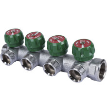 Коллектор регулирующий STOUT 3/4 4 отвода 3/4 EK SMB-6850-343404