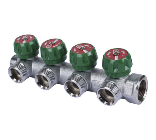 Коллектор регулирующий STOUT 3/4 4 отвода 3/4 EK SMB-6850-343404