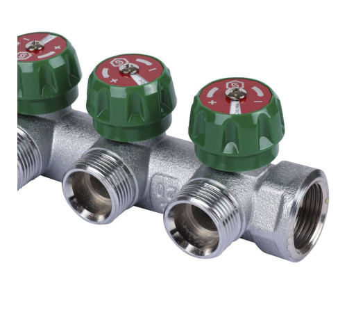 Коллектор регулирующий STOUT 3/4 4 отвода 3/4 EK SMB-6850-343404