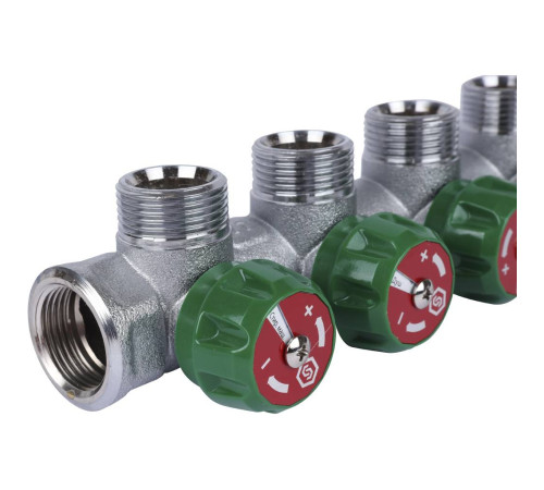 Коллектор регулирующий STOUT 3/4 4 отвода 3/4 EK SMB-6850-343404