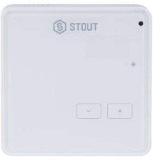 Беспроводной комнатный терморегулятор STOUT R-8z белый STE-0101-008003