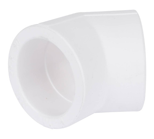 Угольник Kalde 45° 40 мм полипропиленовый белый 3212-elb-400045