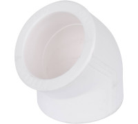 Угольник Kalde 45° 63 мм полипропиленовый белый 3212-elb-630045