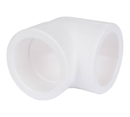 Угольник Kalde 90° 50 мм полипропиленовый белый 3212-elb-500000