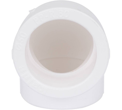 Угольник Kalde 90° 50 мм полипропиленовый белый 3212-elb-500000