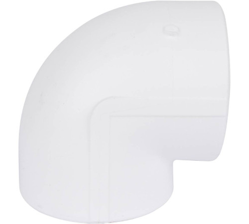 Угольник Kalde 90° 50 мм полипропиленовый белый 3212-elb-500000