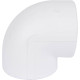 Угольник Kalde 90° 50 мм полипропиленовый белый 3212-elb-500000