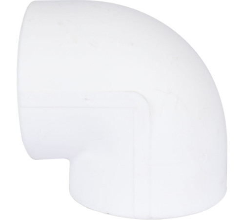 Угольник Kalde 90° 63 мм полипропиленовый белый 3212-elb-630000