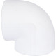 Угольник Kalde 90° 63 мм полипропиленовый белый 3212-elb-630000
