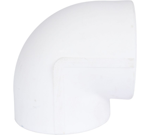 Угольник Kalde 90° 63 мм полипропиленовый белый 3212-elb-630000