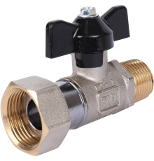 Кран шаровой STOUT 1/2x3/4 НР-накидная гайка бабочка SVB-1009-001520