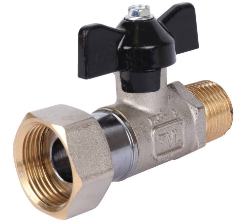 Кран шаровой STOUT 1/2x3/4 НР-накидная гайка бабочка SVB-1009-001520