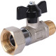 Кран шаровой STOUT 1/2x3/4 НР-накидная гайка бабочка SVB-1009-001520