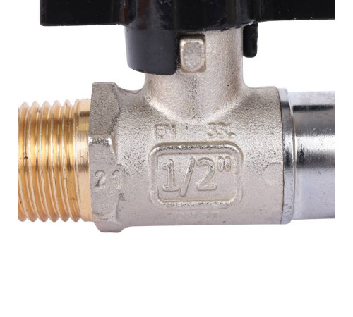 Кран шаровой STOUT 1/2x3/4 НР-накидная гайка бабочка SVB-1009-001520