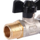 Кран шаровой STOUT 1/2x3/4 НР-накидная гайка бабочка SVB-1009-001520