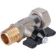 Кран шаровой STOUT 1/2x3/4 НР-накидная гайка бабочка SVB-1009-001520