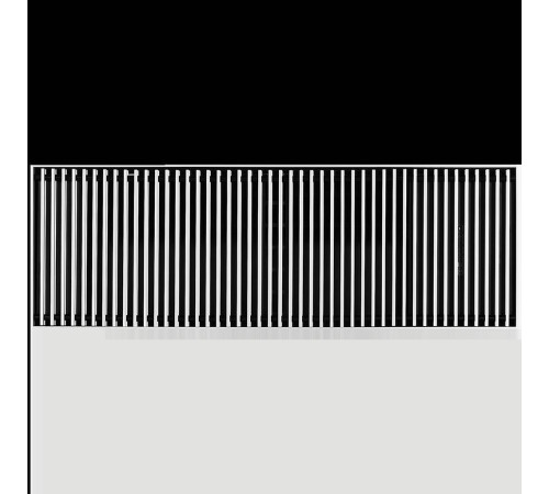 Конвектор внутрипольный ROMMER RCN 80х260х800 мм с роликовой решеткой анодированный алюминий RCN2-1000-0826080