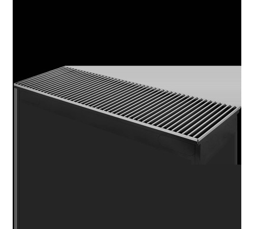 Конвектор внутрипольный ROMMER RCN 80х260х800 мм с роликовой решеткой анодированный алюминий RCN2-1000-0826080