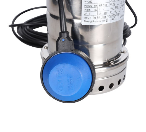 Насос дренажный STOUT с поплавком SPD-0001-200250