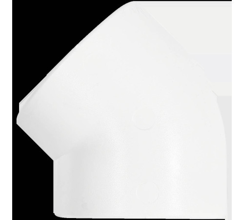 Угольник PRO AQUA PP-R 45° 63 мм Белый PA13518P