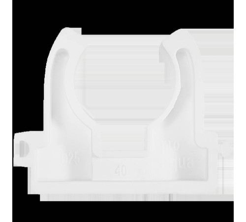 Опора одинарная Pro Aqua PP-R 25 мм белая PA18010P